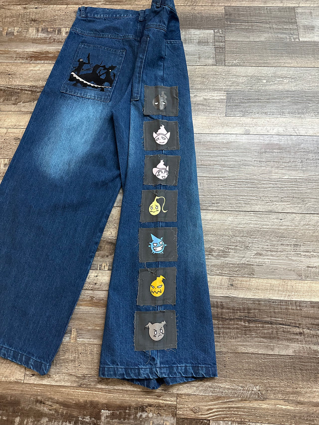 SOUL EATER (DENIM) + FREE ITEM (READ DESCRIPTION) - Shahzad Clothing