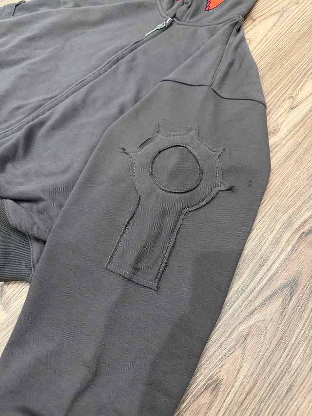 SILVER CHARIOT (ZIP-UP) + FREE ITEM (READ DESCRIPTION) - Shahzad Clothing