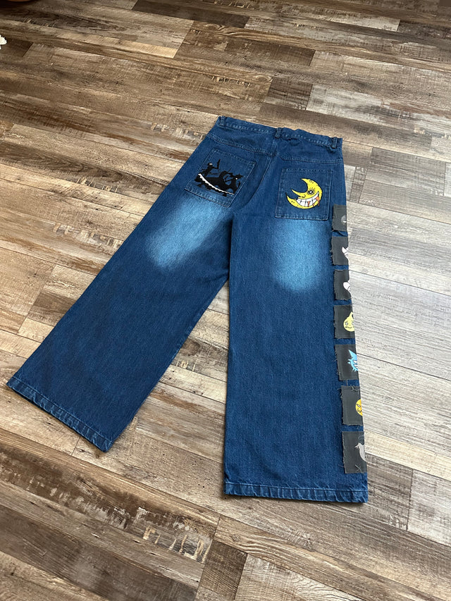 SOUL EATER (DENIM) + FREE ITEM (READ DESCRIPTION) - Shahzad Clothing